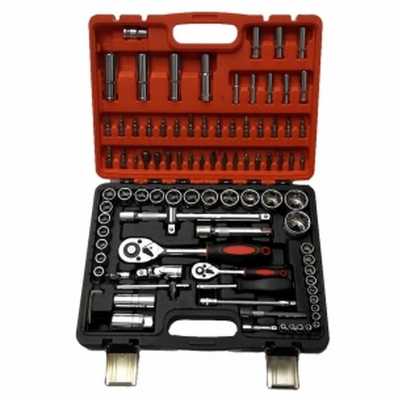 

Set 94 pc Herramientas Carraca de 1/2'' y 1/4'' Llave de Destornillador Torx