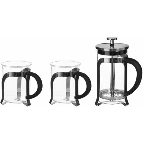 Set à café : infuseur et deux tasses