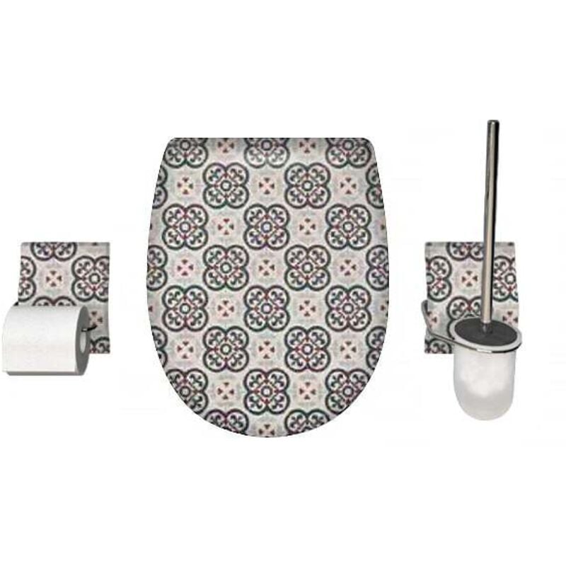 Set accessoire wc Ariane Belleville Brillante - descente assistée - déclipsable Olfa