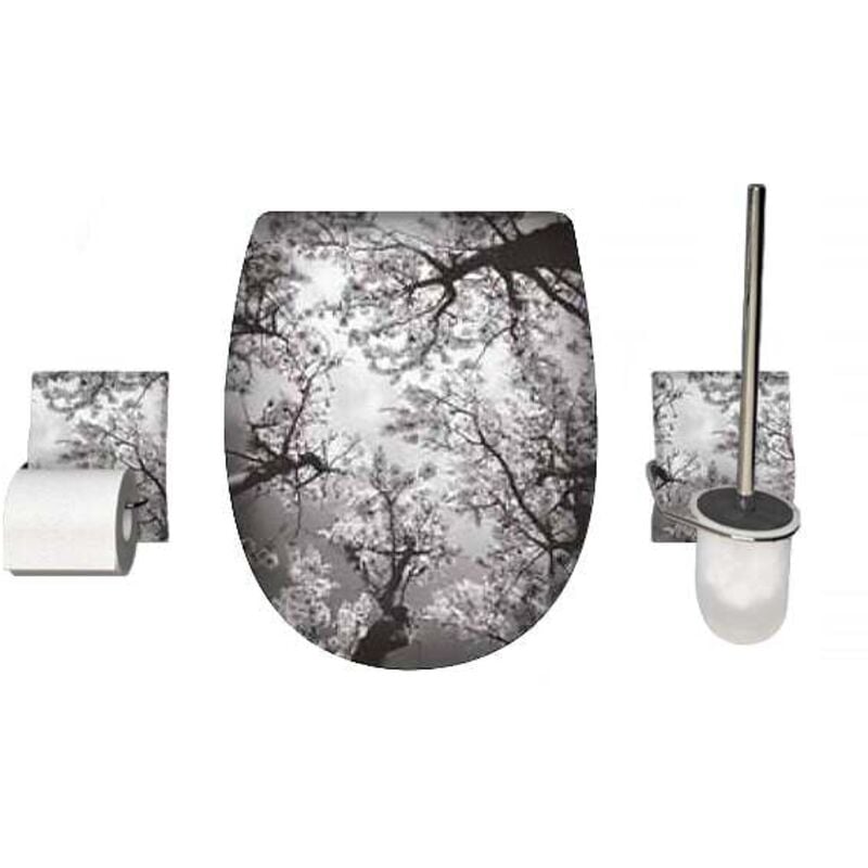 Set accessoire wc Ariane Dream Brillante - descente assistée - déclipsable Olfa