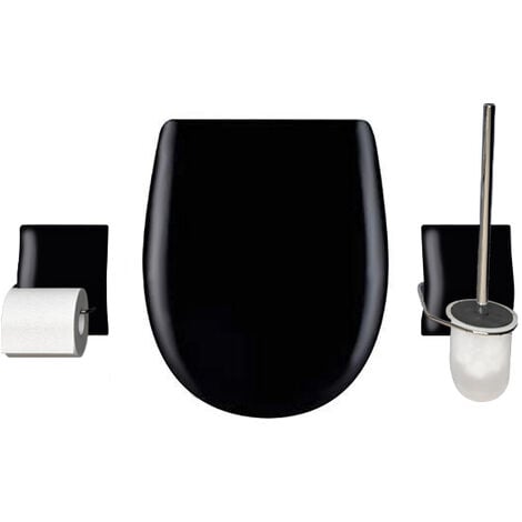 Porte-balais brosse WC complet noir ARGOS - ACCESSOIRES/collection
