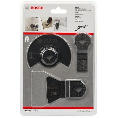 Set accessoires carrelage pour Outil multifonction Bosch