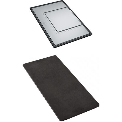 Set accessoires cuves Mythos Inox : égouttoir + planche - Franke