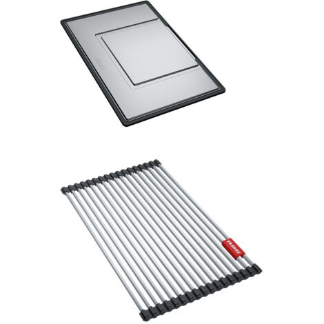 Set accessoires cuves Mythos Inox : Rollmat + égouttoir amovible - Franke
