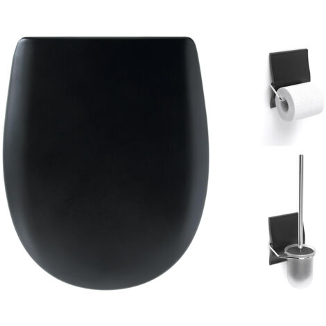 Set accessoires Olfa Ariane Soft Black Mat, descente assistée, déclipsable