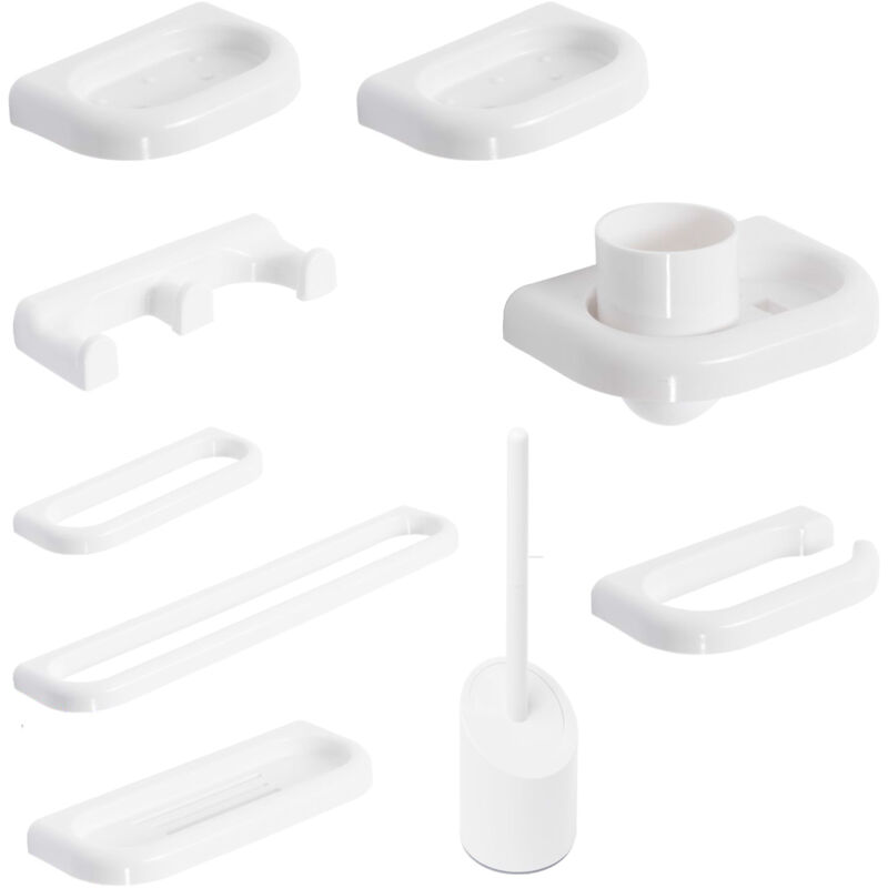 Idralite Kit Accessori Bagno Set Durolite Antigraffio Metaform Line...