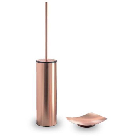 Set Accessori Per Bidet E Wc In Acciaio E Rame Da Appoggio  Copper