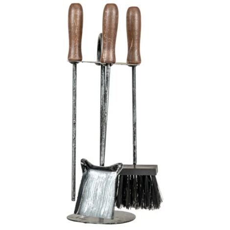 set accessori trespoli mini per camino