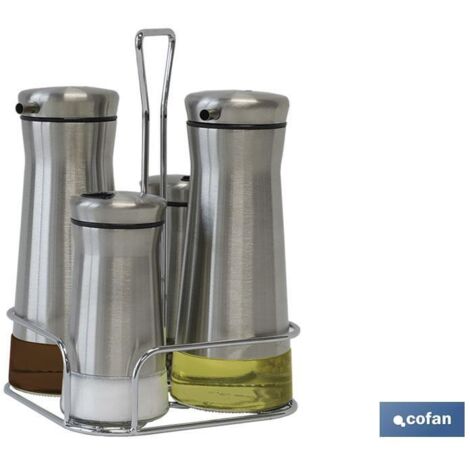 SET ACEITERA  INOX 230ml-120ml