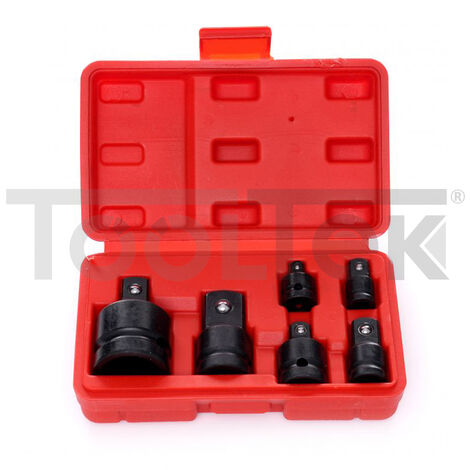 SET ADATTATORI RIDUTTORI 6pz IMPATTO BUSSOLE PISTOLA ARIA COMPRESSA