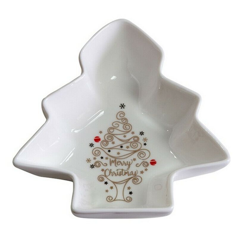 

Set Adornos de Navidad Xmas Blanco Porcelana (36 x 16 x 5 cm) (4 pcs)
