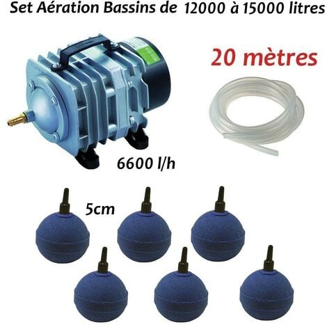 Set aération bassin de jardin de 12000 à 15000 l + aérateur