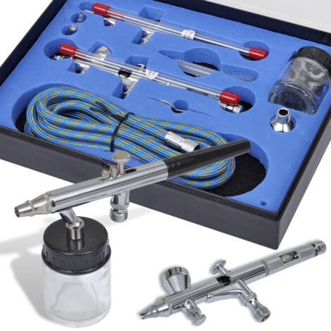Set Aerografo con 2 Pistole a Spruzzo