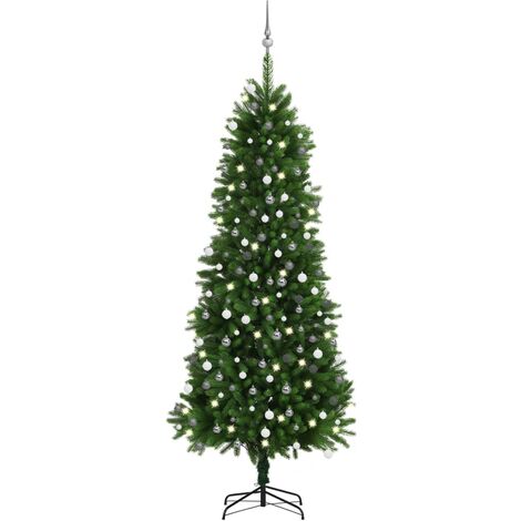 Albero di Natale Innevato 240 cm Realistico - Nikolai