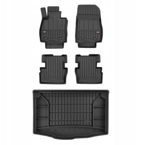 SET Alfombrillas de goma 3D Mazda 2 3 HB desde 2014-