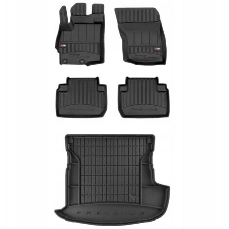 SET Alfombrillas de goma 3D Mitsubishi Outlander 3 desde 2012- 5 plazas zs