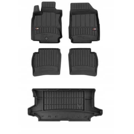 SET Alfombrillas de goma 3D Nissan Note 1 2006-2012 g