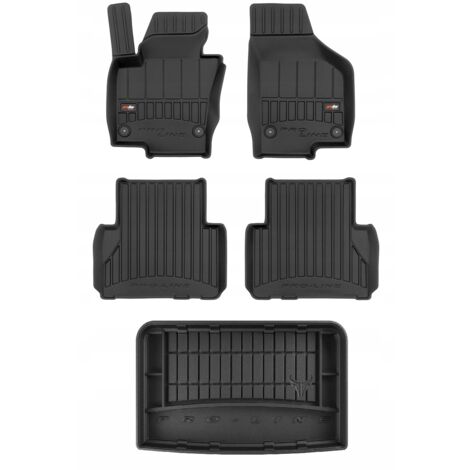 SET Alfombrillas de goma 3D Seat Alhambra 2 2010-2020