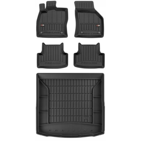 SET Alfombrillas de goma 3D Seat León 3 Kombi desde 2014-