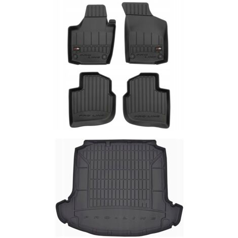 SET Alfombrillas de goma 3D Skoda Rapid LB 2012-2018
