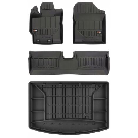 SET Alfombrillas de goma 3D Toyota Yaris 3 Active HB 2013-2018 d