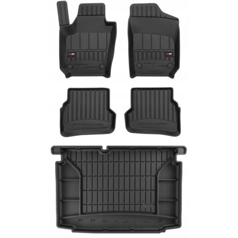 SET Alfombrillas de goma 3D VW Polo 5 HB 2009-2017 d