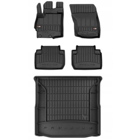 SET Alfombrillas goma 3D Mitsubishi Outlander 3 desde 2012- 7 plazas con