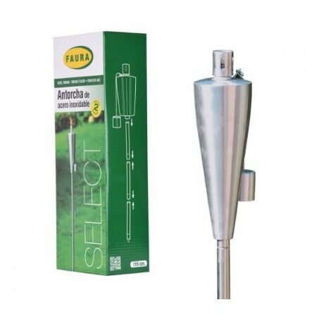 Set Antorchas Acero Inox. Select 115cm: (2 Und.)
