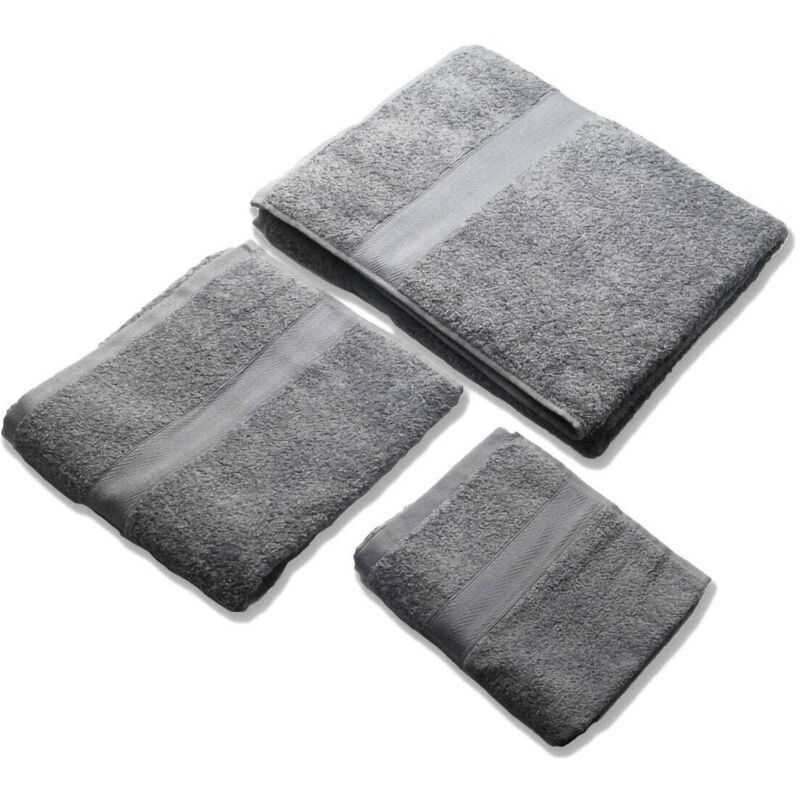 

Set Asciugamani Bagno In Grigio Vendita Online