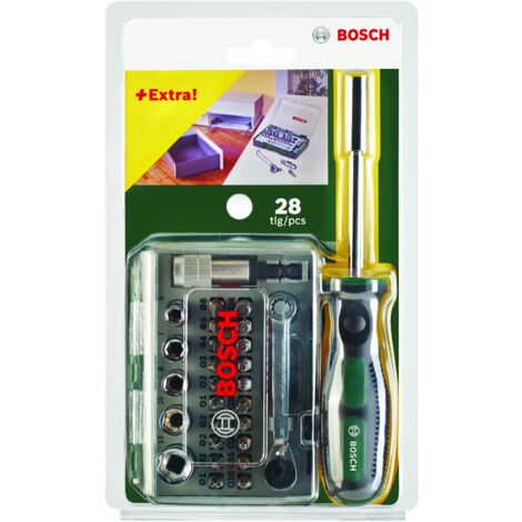 Set atornilladores carraca mini 27 unidades  BOSCH 2607017331