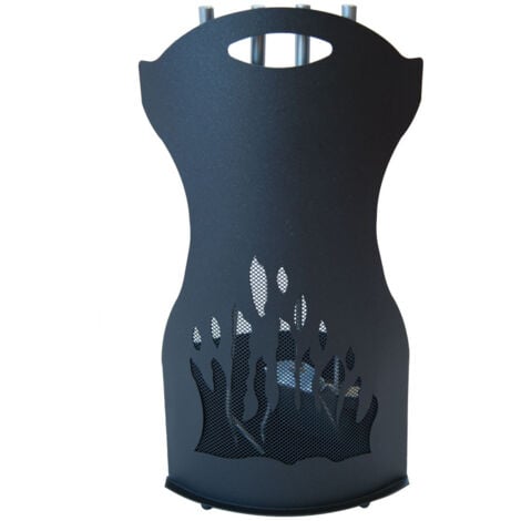 SET ATTREZZI da camino FIAMMA graphite CM.60X31X13 accessori per caminetto