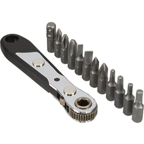 Set attrezzi tascabile Inline Mini cricchetto trasparente 11 cm