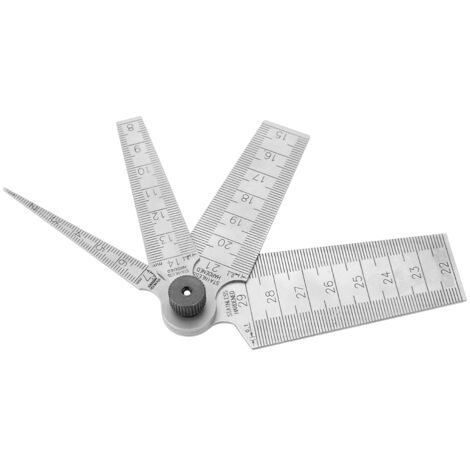 Set Aufsteck-Dickenmessgerät für Edelstahlschweißen, Lochmesslineal und Kontrollwerkzeug