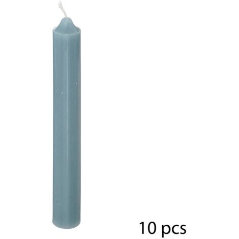 Set aus 10 Stabkerzen Hugo 45g
