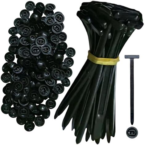 Set aus 100 universellen Nylon-Kabelbindern – robuste, selbstsichernde Binder für alltägliche Reparaturen an Auto, Haus und Garten.