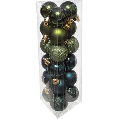 Set aus 18 Kugeln D.3cm Olive - Feeric lights & christmas