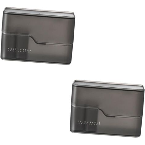 Set aus 2 Aufbewahrungsboxen für Make-up, stilvoller Organizer für Schminktisch, Badezimmer und Büro, für einen ordentlichen und ansprechenden Platz