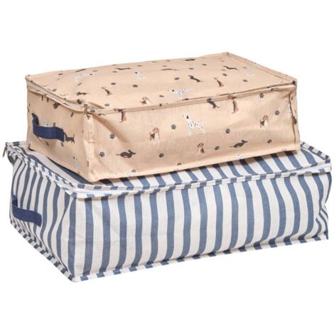 Set aus 2 Aufbewahrungshüllen Zippy L22xp22xH20cm - Atmosphera créateur d'intérieur