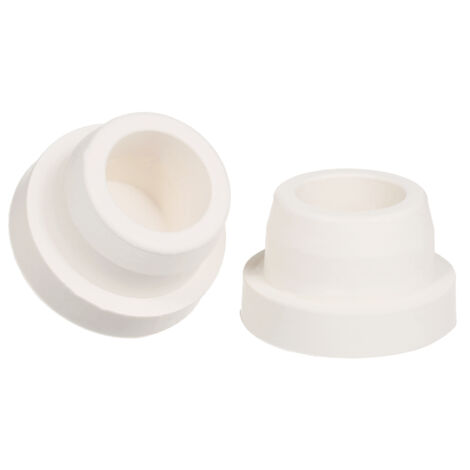 Set aus 2 Leiterstoppern für eingelassene Pools, kompatibel mit Leiterrohren mit einem Innendurchmesser von 4,8 cm für Poolfolien.