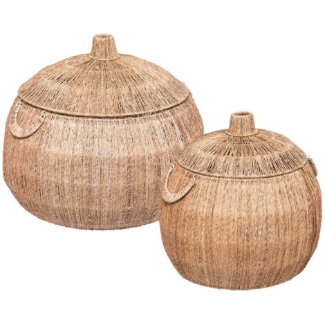 Set aus 2 runden Körben Balaya - Jute