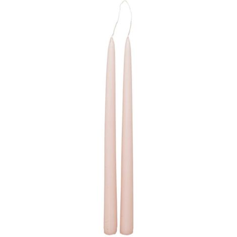 Set aus 2 Stabkerzen Hugo pink - 70g