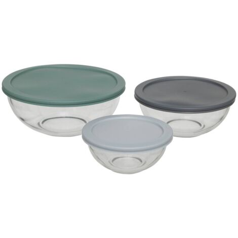 Set aus 3 aufbewahrungsdosen aus glas - 5five