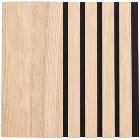 Set aus 3 Colva-Dekorplatten beige schwarzer Hintergrund 30x30cm - Atmosphera créateur d'intérieur