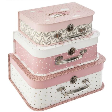 Set aus 3 Kinderkoffern Douceur