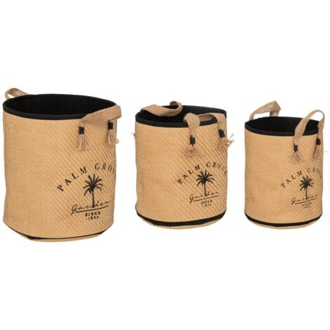 Set aus 3 Körben Bota Papier