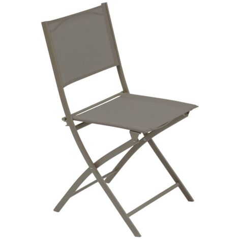 Set aus 4 Gartenstühlen Modula Klappstuhl Haselnussbraun - Hespéride