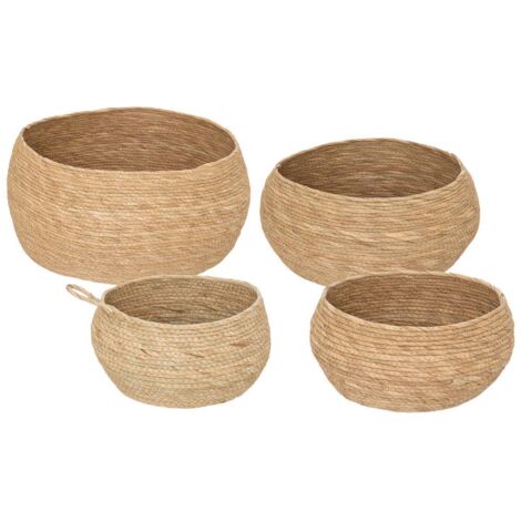 Set aus 4 Körben Aliza Seegras