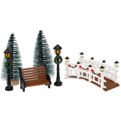 Set aus 6 Deko-Accessoires für Dorf - Feeric lights & christmas