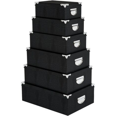 Set aus 6 krokodilkästen - 5five