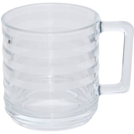 Set aus 6 transparenten Donuts-Bechern 32cl - Atmosphera créateur d'intérieur